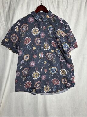 3 Marine Layer  shirts Floral Short-Sleeve Button-Down shirts size M/L